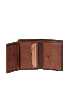 Lavor Δερμάτινο Ανδρικό Πορτοφόλι Καρτών με RFID Καφέ 1-6066