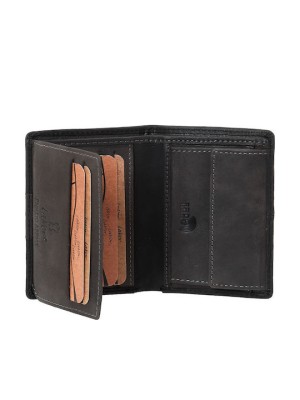 Lavor Δερμάτινο Ανδρικό Πορτοφόλι Καρτών με RFID Μαύρο 1-6066