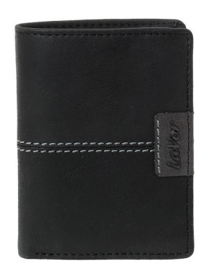 Lavor Δερμάτινο Ανδρικό Πορτοφόλι Καρτών με RFID Μαύρο 1-6066