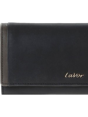 Lavor Δερμάτινο Γυναικείο Πορτοφόλι Μπλε 1-6099