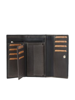 Lavor Δερμάτινο Γυναικείο Πορτοφόλι Μπλε 1-6099