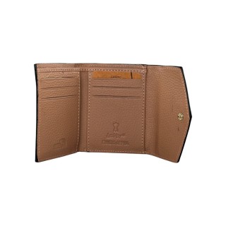 Lavor Μικρό Δερμάτινο Γυναικείο Πορτοφόλι με RFID Nude 1-6082