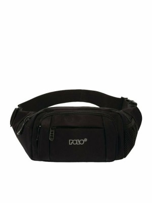 Polo Supreme Ανδρικό Υφασμάτινο Τσαντάκι Μέσης Μαύρο 9-08-002-2000