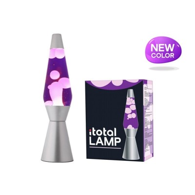 I-Total Lava Διακοσμητικό Φωτιστικό Lava Lamp σε Μωβ Χρώμα XL1766