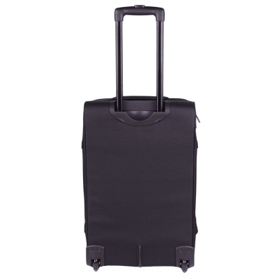 CAT Βαλίτσα Ταξιδιού Υφασμάτινη Μαύρη Μέγιστου Ύψους 61εκ. με 2 Ρόδες 84593/61