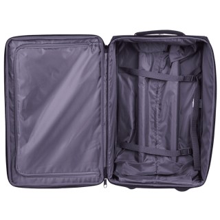 CAT Βαλίτσα Ταξιδιού Υφασμάτινη Μαύρη Μέγιστου Ύψους 61εκ. με 2 Ρόδες 84593/61