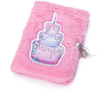 Yolo Σημειωματάριο A5 Ριγέ με Λουκέτο Birthday Cake 10704