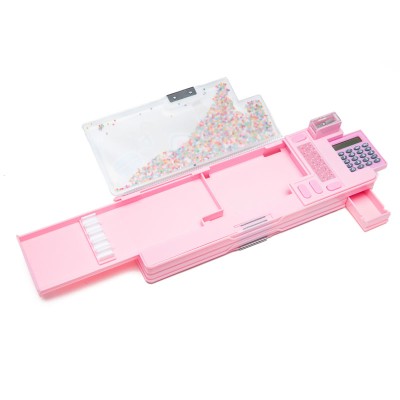 Yolo Retro Sweets Κασετίνα με 1 Θήκη Ροζ 10101