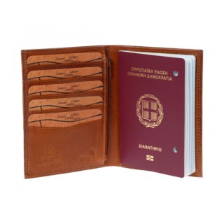 Lavor 1-3311 Δερμάτινη Θήκη Διαβατηρίου/ Εγγράφων Ταξιδίου Ταμπά