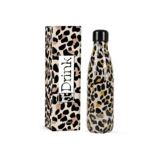 I-Total iDrink Graphics Leopard Μπουκάλι Θερμός 0.50lt ID0028