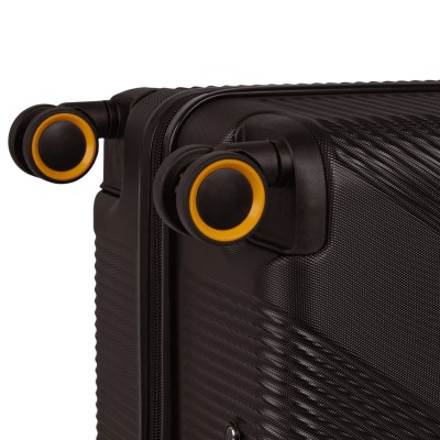 CAT Βαλίτσα Ταξιδίου Καμπίνας Σκληρή Μαύρη με 4 Ρόδες Ύψους 54εκ. 84810-01