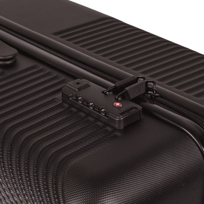 CAT Βαλίτσα Ταξιδίου Καμπίνας Σκληρή Μαύρη με 4 Ρόδες Ύψους 54εκ. 84810-01