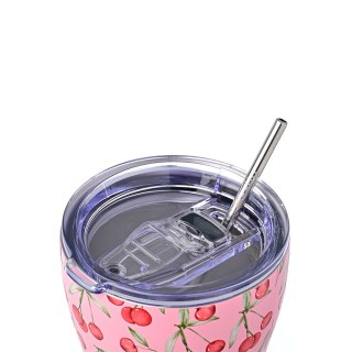 ESTIA ΘΕΡΜΟΣ COFFEE MUG SAVE THE AEGEAN 350ml CHERRY ROSE