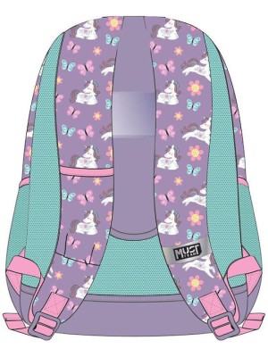 Τσάντα Πλάτης Δημοτικού Must Lovely Unicorn Μονόκερος 3 Θέσεων 000586281