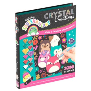 Crystal Creations: Squishmallows Κατασκευή με Χρωματιστά Κρυσταλλάκια