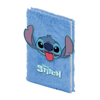 Σημειωματάριο Stitch Γούνινο Γαλάζιο