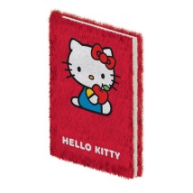 Σημειωματάριο Hello Kitty Γούνινο Κόκκινο A5