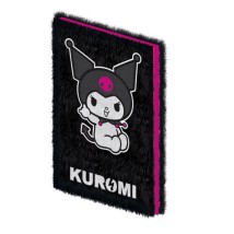 Σημειωματάριο KUROMI Γούνινο Μαύρο A5