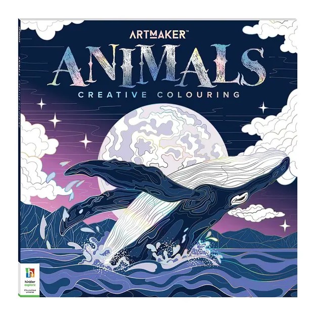 Hinkler Artmaker Animals Creative Colouring Book
