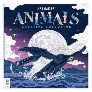 Hinkler Artmaker Animals Creative Colouring Book