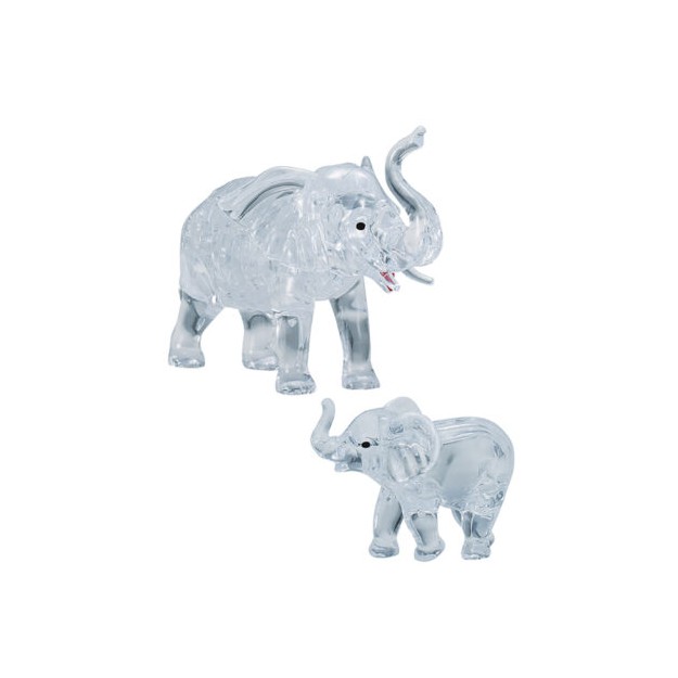 Crystal Puzzle Ελέφαντας & Μωρό 46 κομμάτια