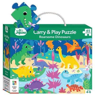 Junior Jigsaw Carry & Play: Roarsome Dinosaurs Puzzle 45 κομμάτια