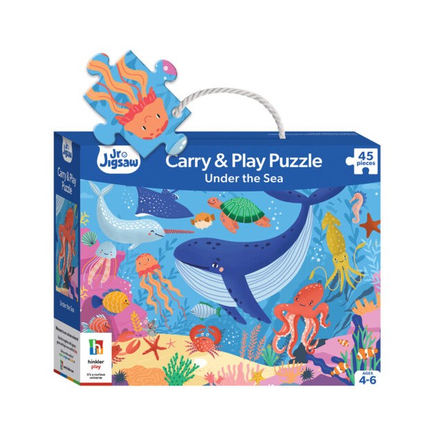 Junior Jigsaw Carry & Play: Under the Sea Puzzle 45 κομμάτια