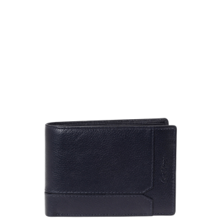 Lavor Δερμάτινο Ανδρικό Πορτοφόλι με RFID Μπλε 1-3799