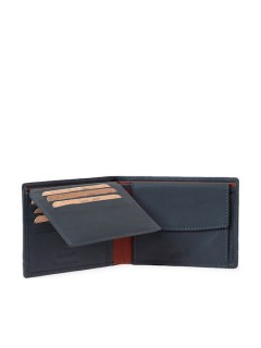 Lavor 1-6084 Δερμάτινο Ανδρικό Πορτοφόλι με RFID Μπλε