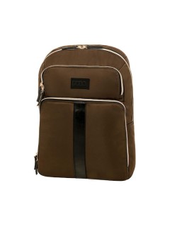 Polo Dora Υφασμάτινο Σακίδιο Πλάτης Καφέ 9-07-021-7900