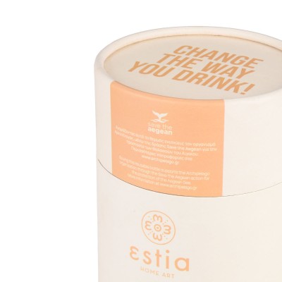 ESTIA ΘΕΡΜΟΣ COFFEE MUG SAVE THE AEGEAN 350ml LILY WHITE