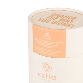 ESTIA ΘΕΡΜΟΣ COFFEE MUG SAVE THE AEGEAN 350ml LILY WHITE