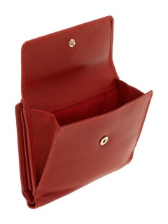 Lavor 1-6024 Μικρό Δερμάτινο Γυναικείο Πορτοφόλι Κόκκινο