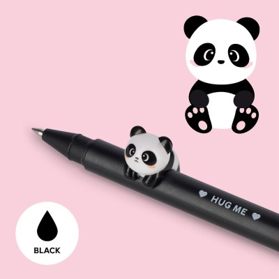 Legami Milano Panda Στυλό Gel 0.5mm Μαύρο με Μαύρο Μελάνι CPP0016