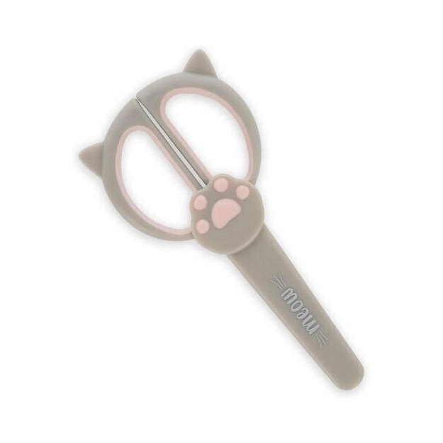 Legami Milano Παιδικό Ψαλίδι Χειροτεχνίας για Αριστερόχειρες 12εκ. με Πλαστική Λεπίδα Γκρι KSCI0001 1τμχ