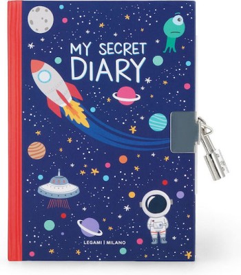 Legami Milano Space Σημειωματάριο με Λουκέτο Μπλε DIA0012 Μετα-τίτλος