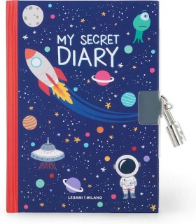 Legami Milano Space Σημειωματάριο με Λουκέτο Μπλε DIA0012 Μετα-τίτλος