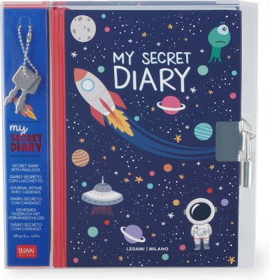 Legami Milano Space Σημειωματάριο με Λουκέτο Μπλε DIA0012 Μετα-τίτλος