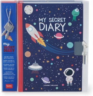 Legami Milano Space Σημειωματάριο με Λουκέτο Μπλε DIA0012 Μετα-τίτλος