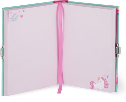 Legami Milano Unicorn Σημειωματάριο με Λευκές Σελίδες και Λουκέτο Πολύχρωμο DIA0011