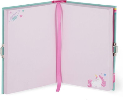 Legami Milano Unicorn Σημειωματάριο με Λευκές Σελίδες και Λουκέτο Πολύχρωμο DIA0011