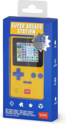 Legami Milano Super Arcade Station Ηλεκτρονική Παιδική Κονσόλα Χειρός για 4+ Ετών Κίτρινη SAS0001