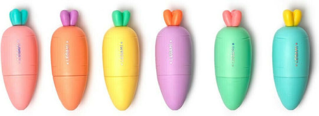 Legami Milano Carrate Team Mini Μαρκαδόροι Υπογράμμισης Πολύχρωμοι 6τμχ HC0001