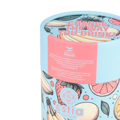 ESTIA ΘΕΡΜΟΣ COFFEE MUG SAVE THE AEGEAN 350ml SUBDUED HARVEST