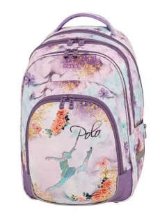 Polo Σχολική Τσάντα Πλάτης Δημοτικού Μωβ 25lt 9-01-058-8361