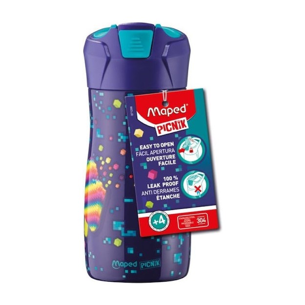 Παγουρίνο 430 Ml Maped Concept Kids Picnik Μωβ Pixel Maped