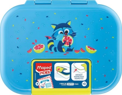 Maped Picnik Πλαστικό Παιδικό Δοχείο Φαγητού 0.9lt Γαλάζιο