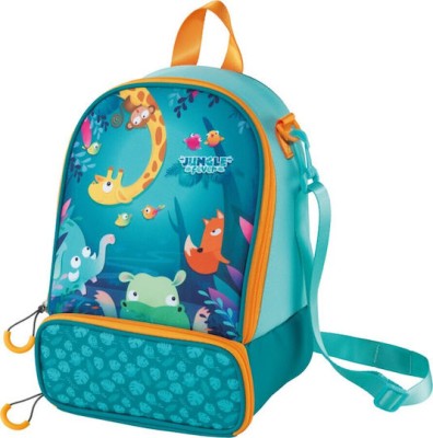 Τσαντάκι Φαγητού Χειρός 7.1lt Πολύχρωμο 17x25x21εκ. Jungle Fever