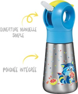 Maped Παιδικό Παγούρι Ανοξείδωτο Μπλε 350ml