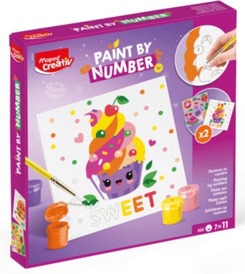 Maped Ζωγραφική Creative με αριθμούς Ζαχαρωτά & Γλυκάκια για Παιδιά 7+ Ετών